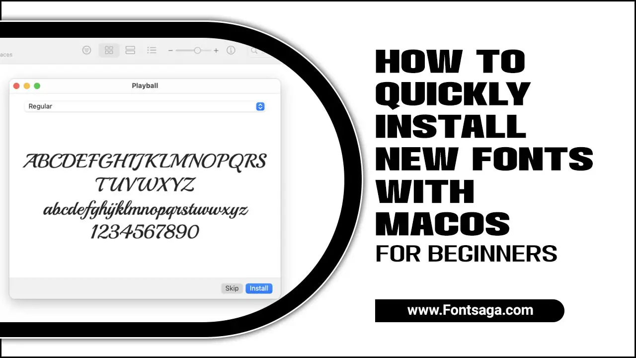 How To Quickly Install New Fonts With Macos For Beginners