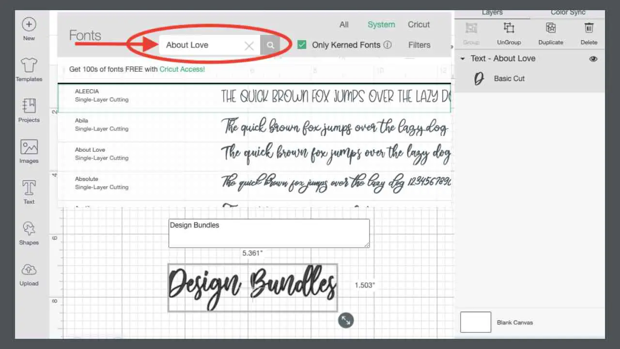 How To Save And Export Font Glyphs In Cricut Design Space