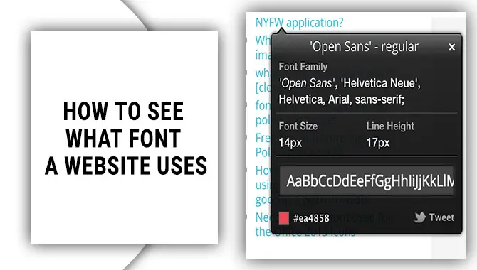 How To See What Font A Website Uses