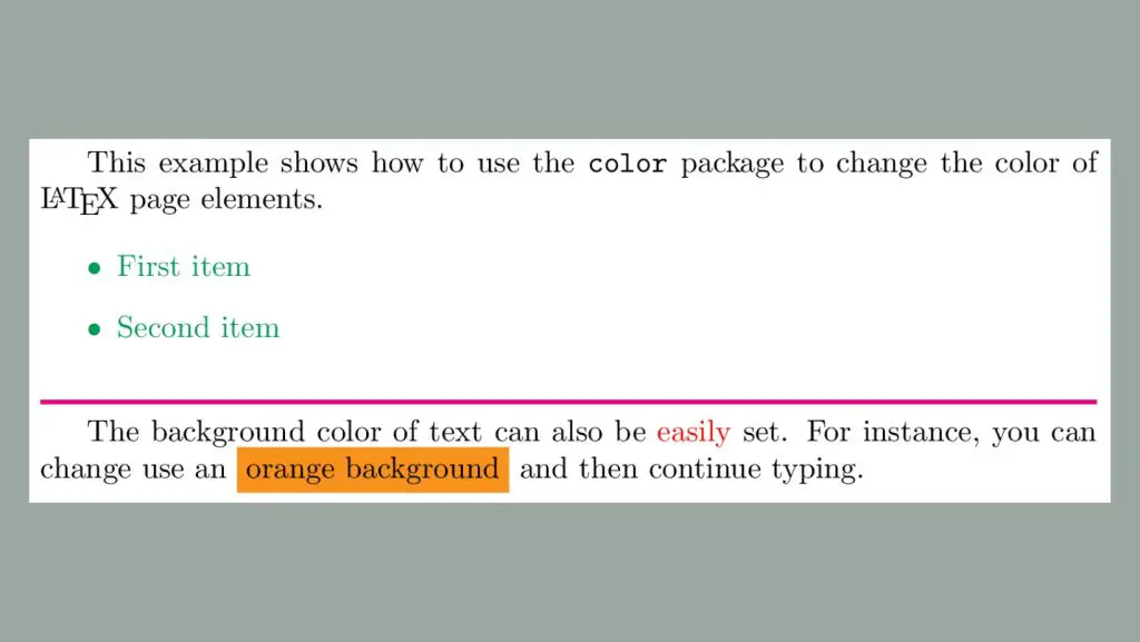 How To Easily Latex Change Font Color: In Easy Process