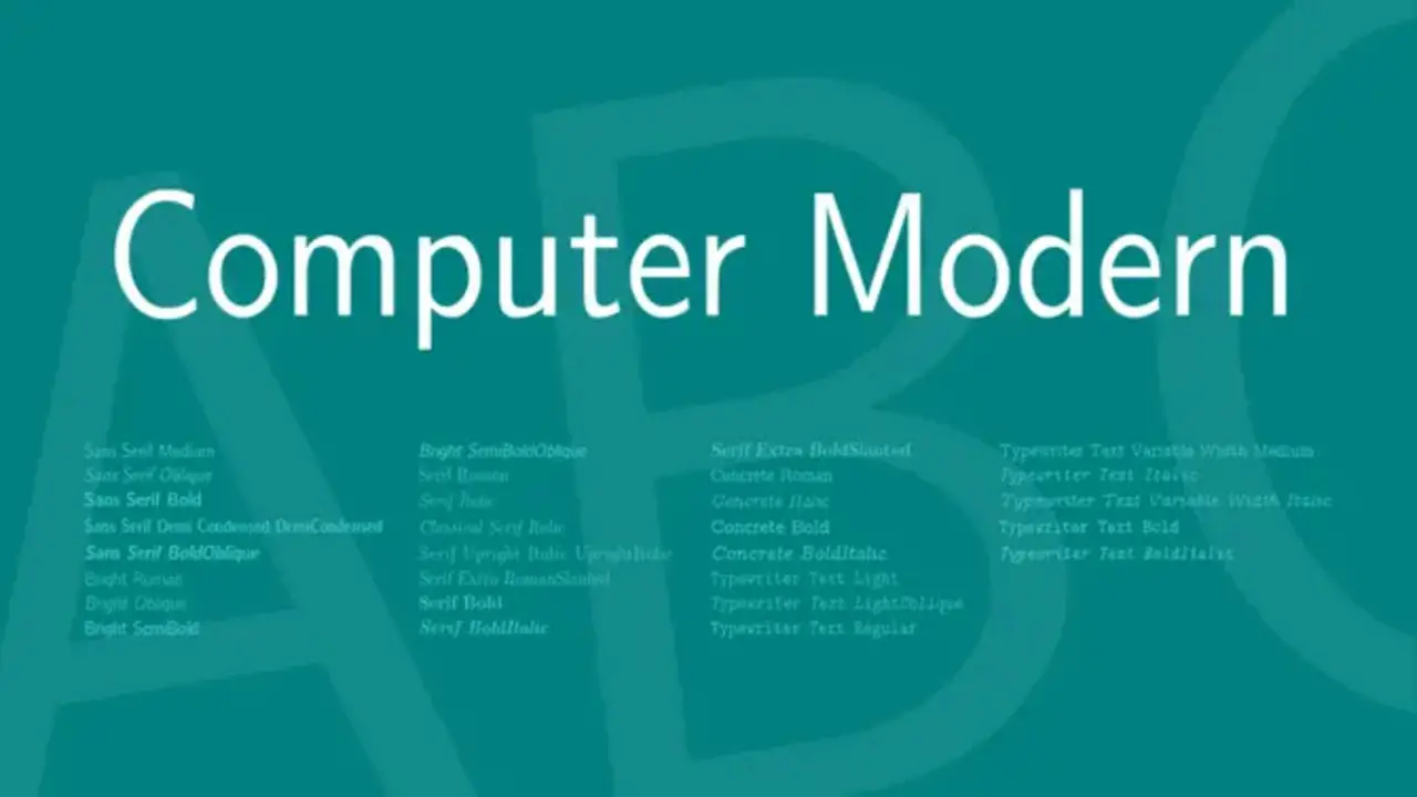 How To Use Computer Modern