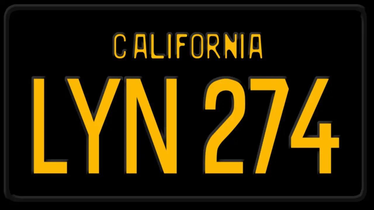 How To Use Font California License Plate