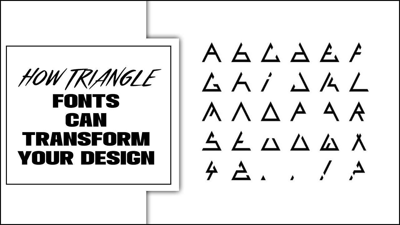 How Triangle Fonts Can Transform Your Design