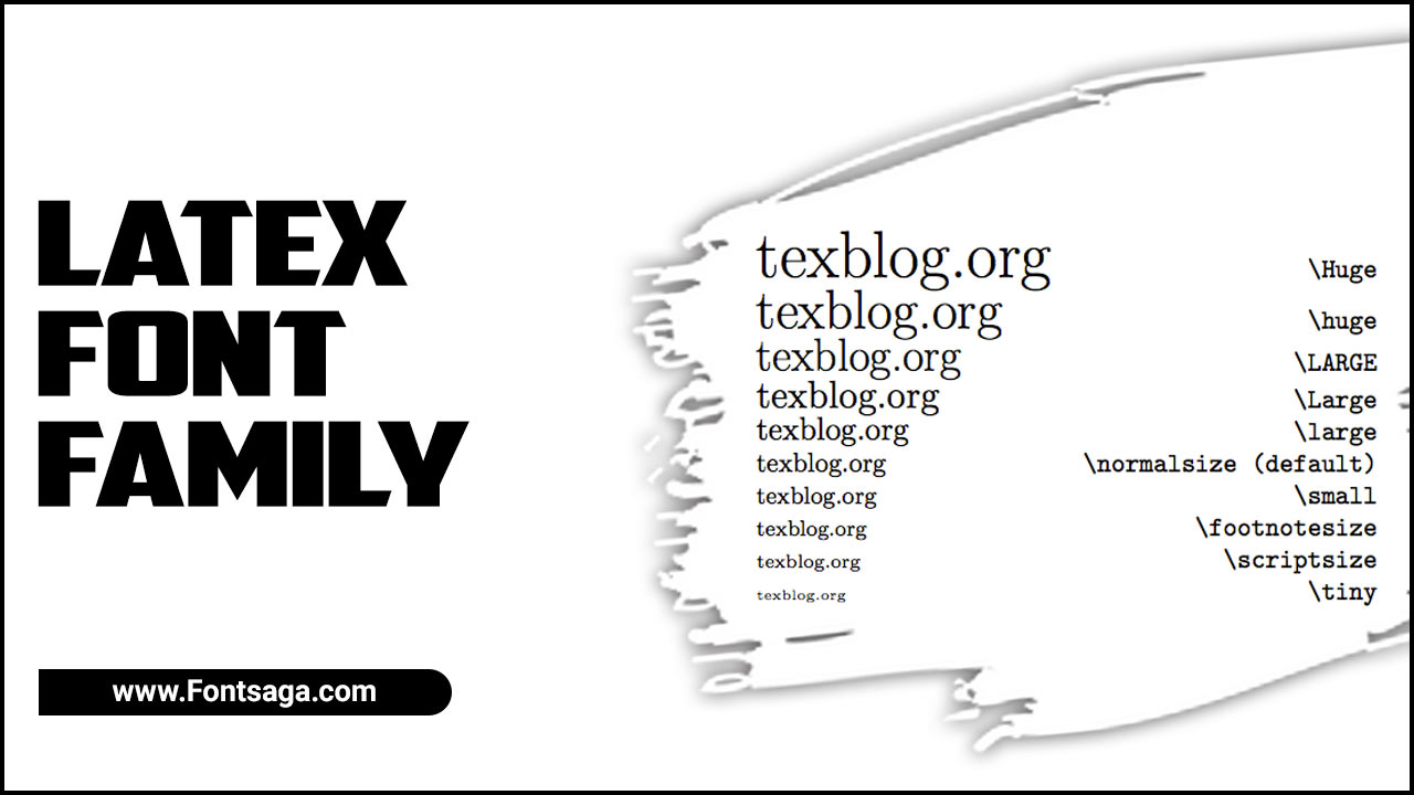 Latex Font Family