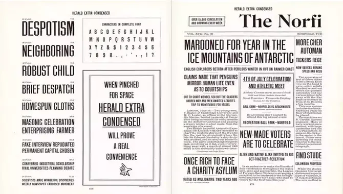 Limitations Of Old Newspaper Fonts For Design Projects