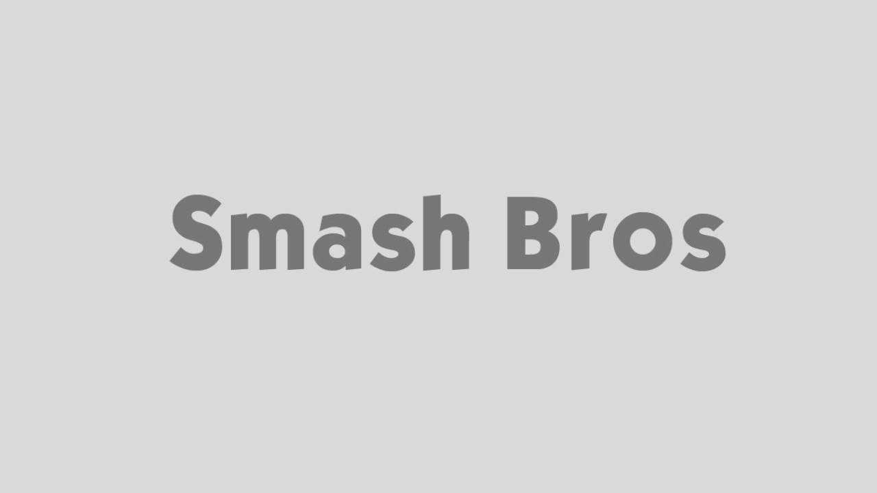 List Of Fonts Used In Super Smash Bros. Logos