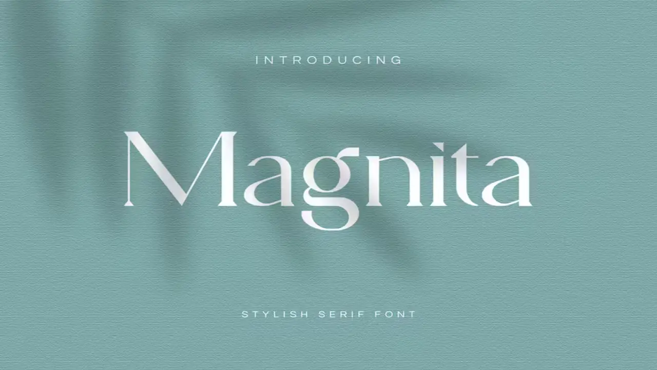 Magnita – Serif Small Letter Font