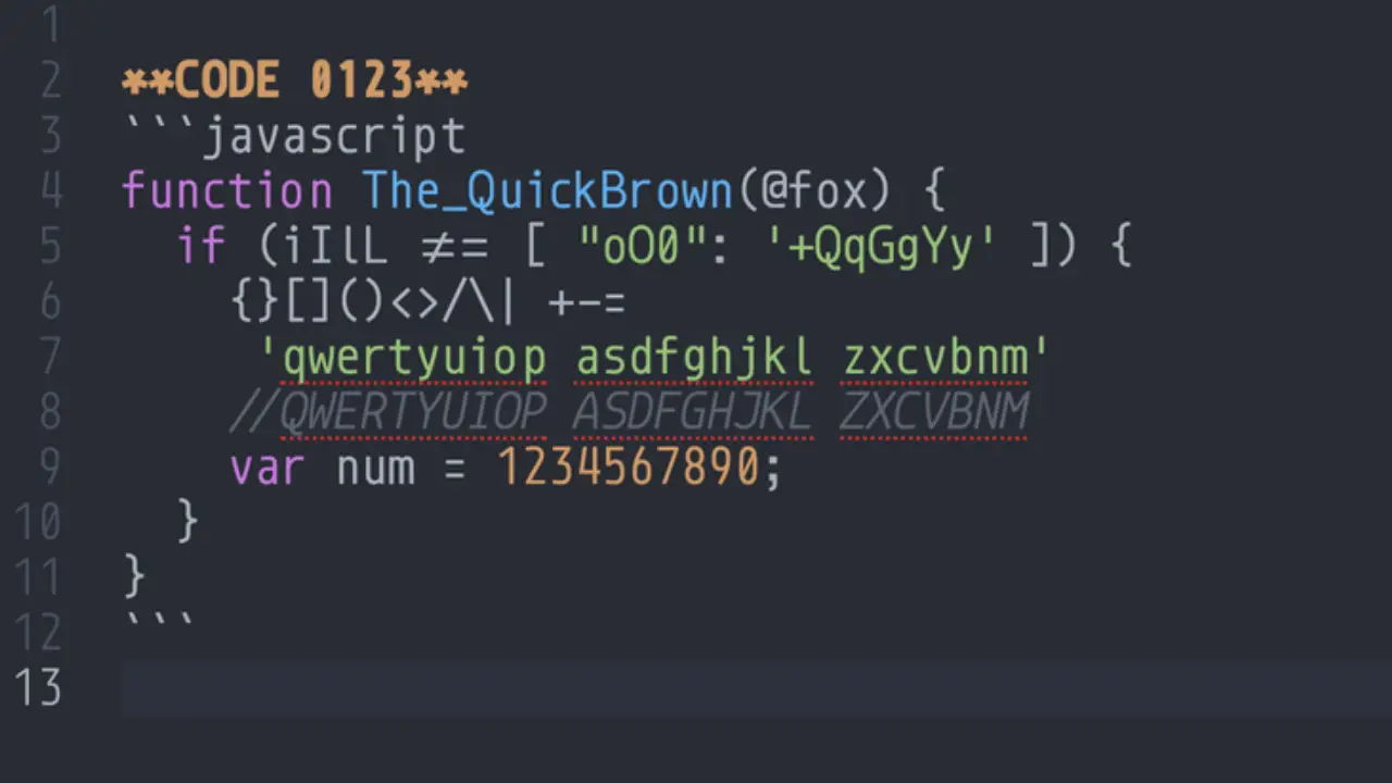 Monoid - Open-Source Coding Font