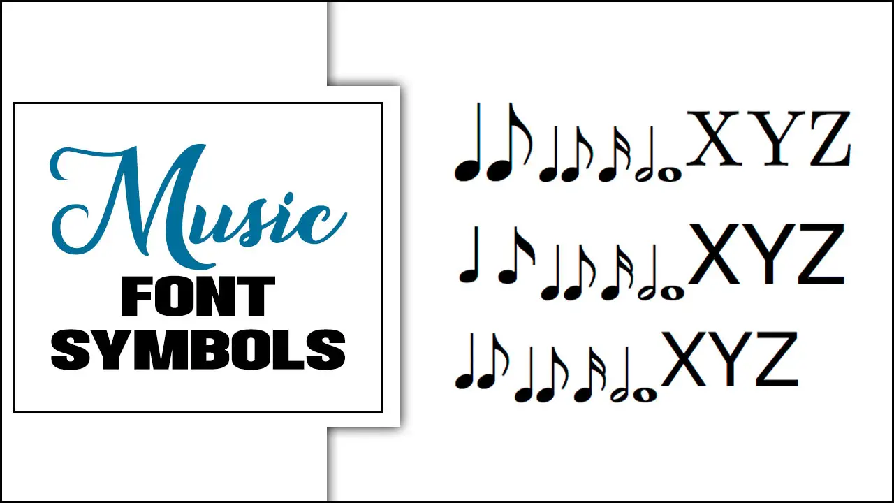 Music Font Symbols