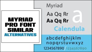 Myriad Pro Font Similar Alternatives - A Designer's Guide