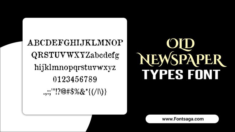 Unlock Your Creative Potential With Old Newspaper Types Font