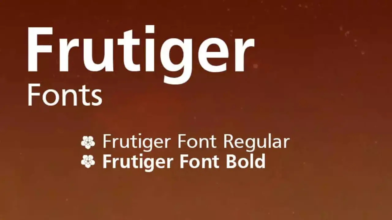 Popular Uses For The Frutiger Font