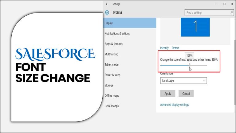 Salesforce Font Size Change