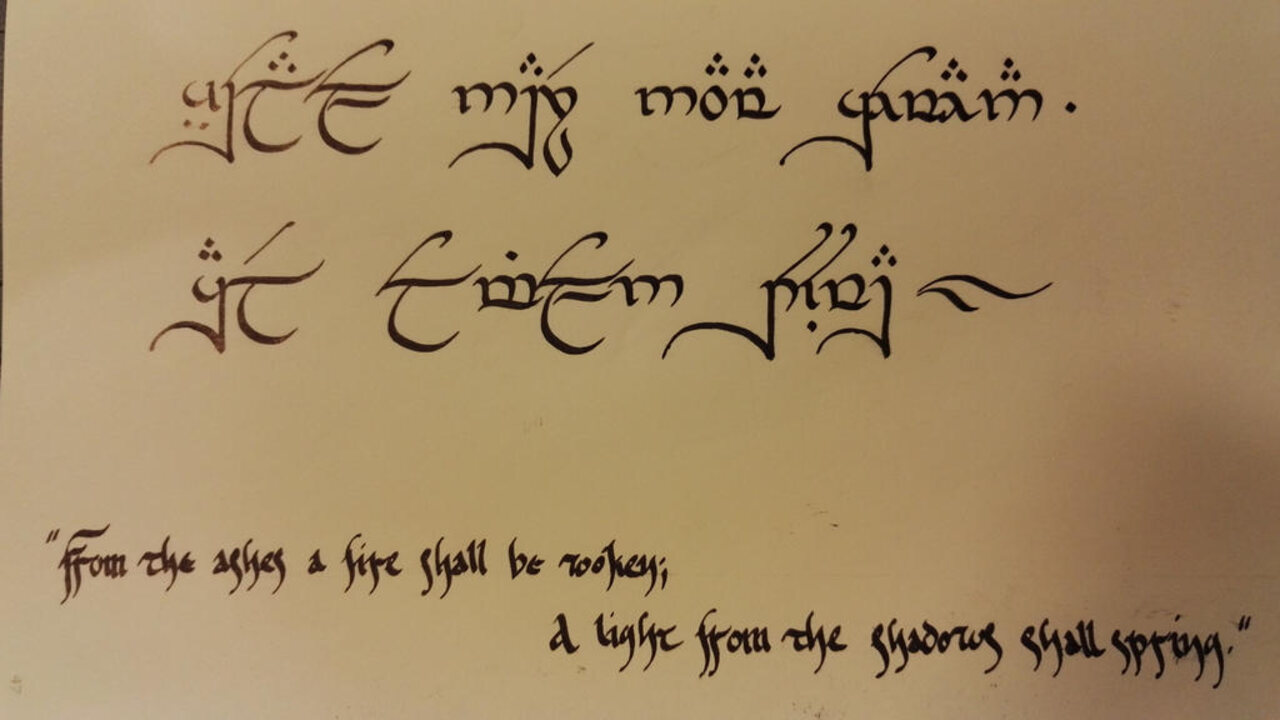 Sindarin Elvish Script-Font