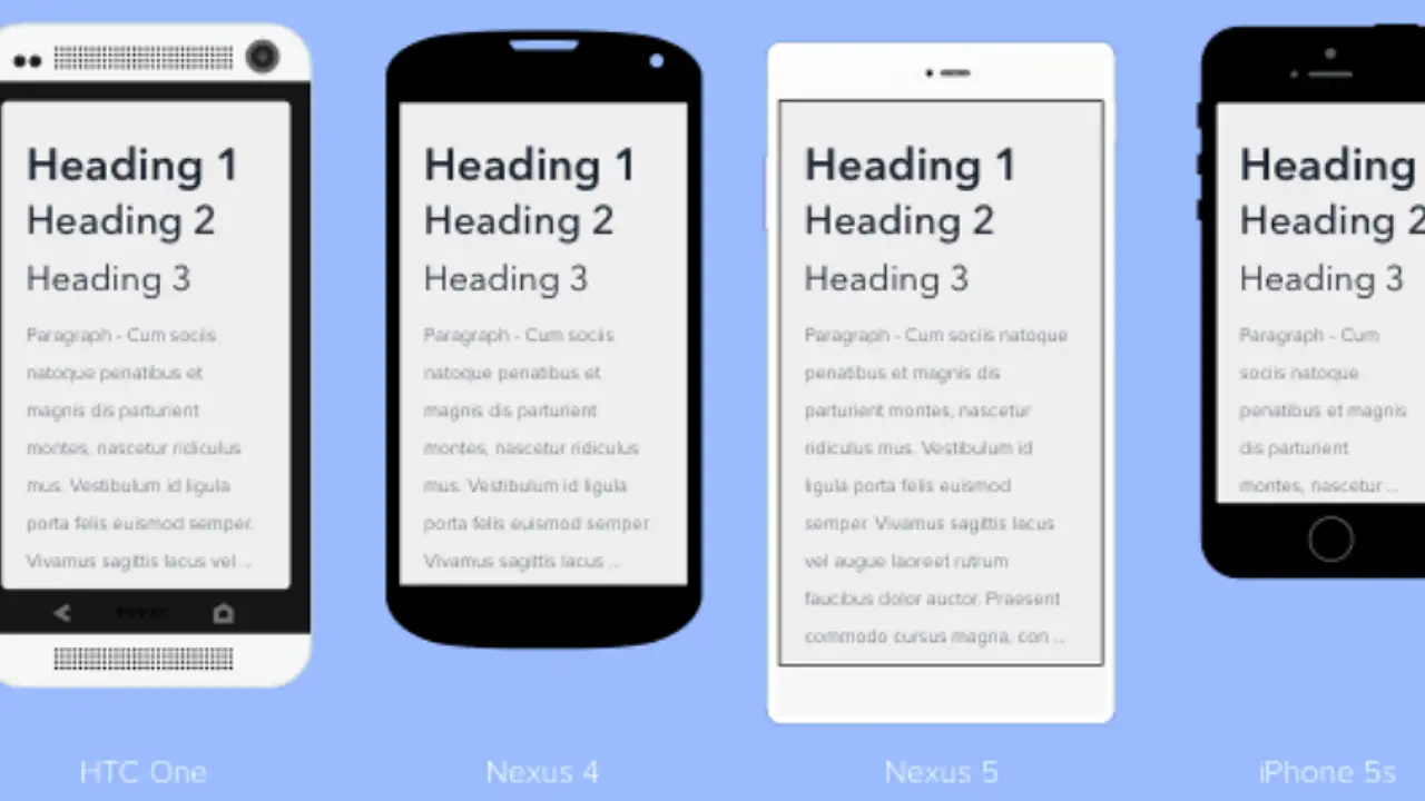 Smaller Font Sizes For Legibility On Mobile Devices