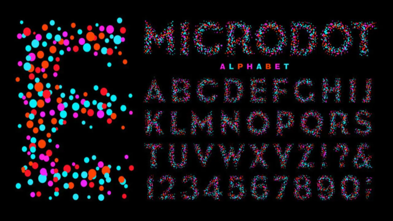 Some Fonts With Dots On The Ends