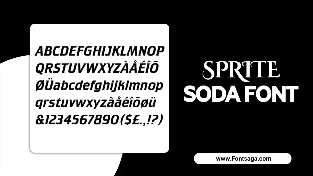 Sprite Soda Font