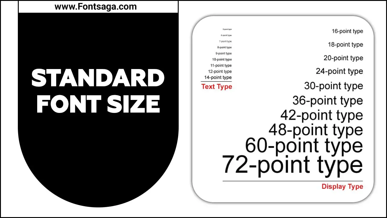 Standard Font Size