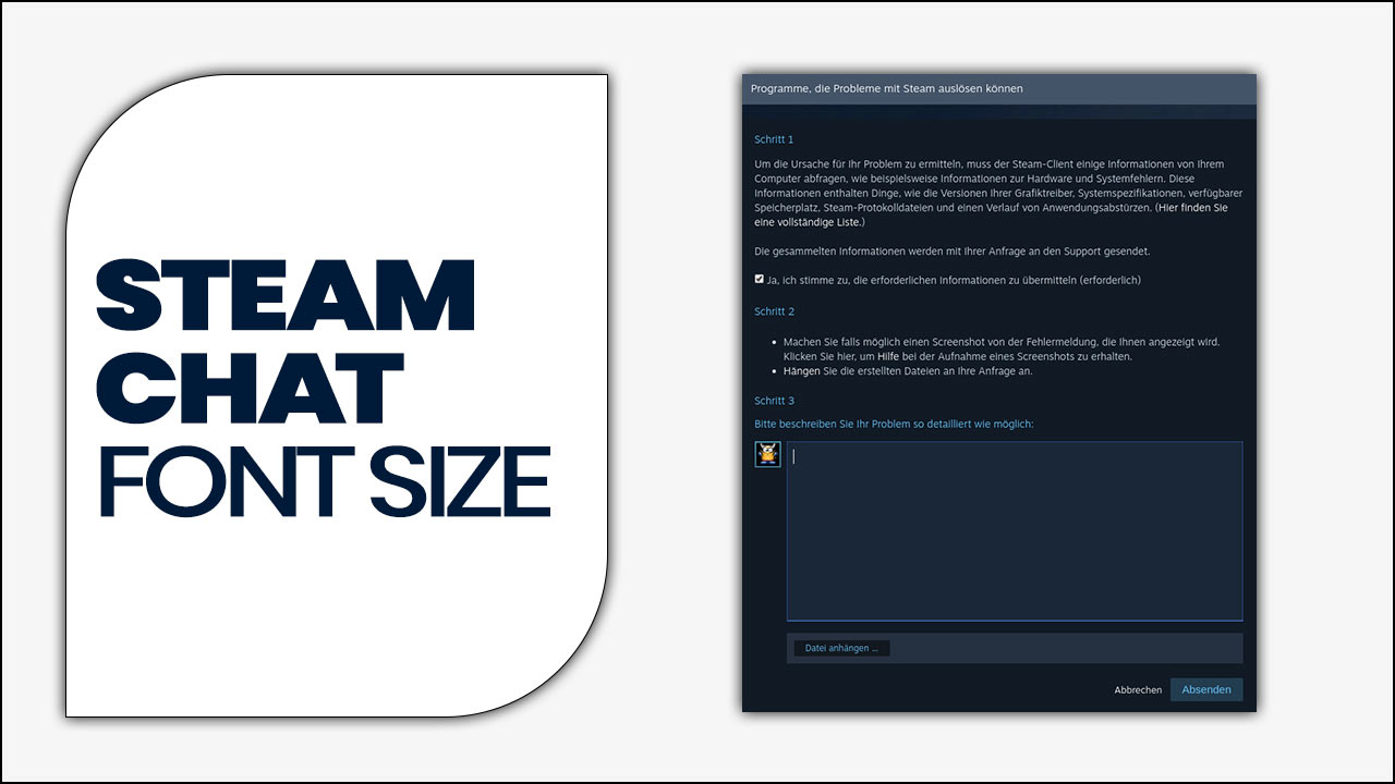 Steam Chat font Size
