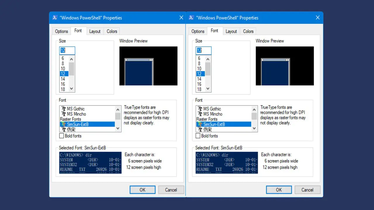 Steps On How To Customize Your Powershell Font Face And Size