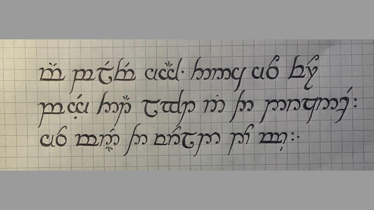 Tengwar Elvish Script-Font