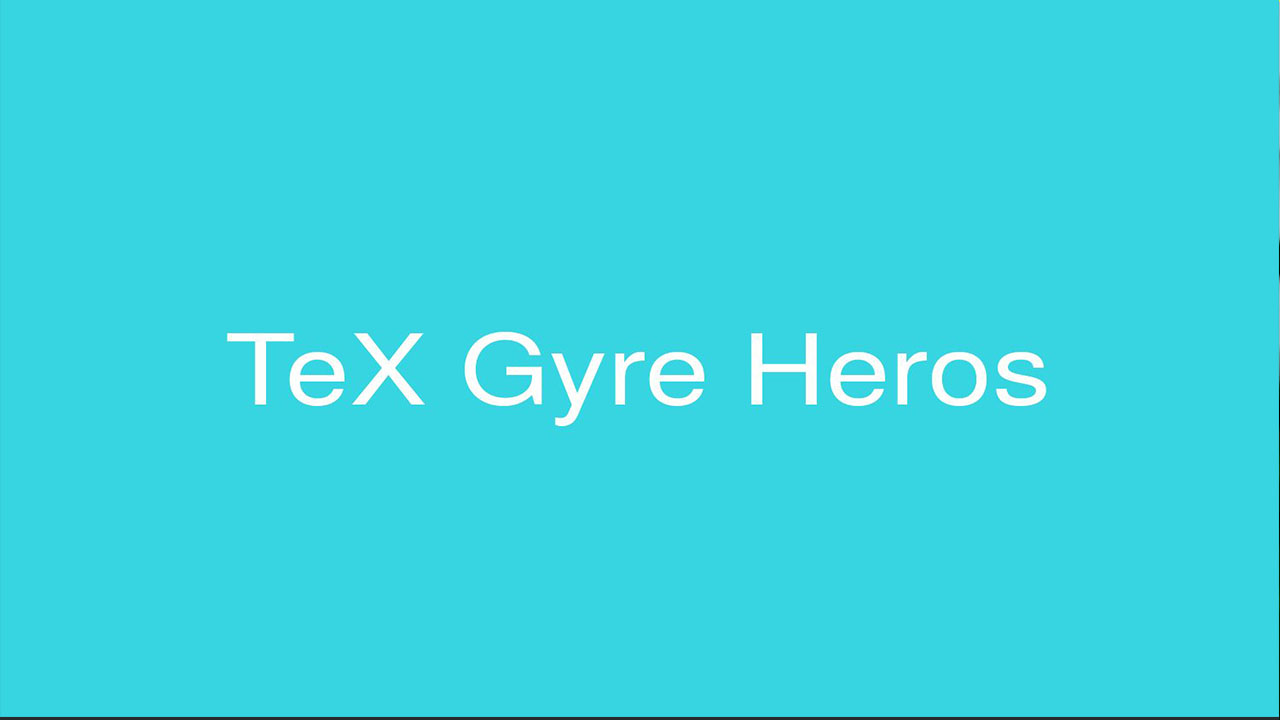 Tex Gyre Heros