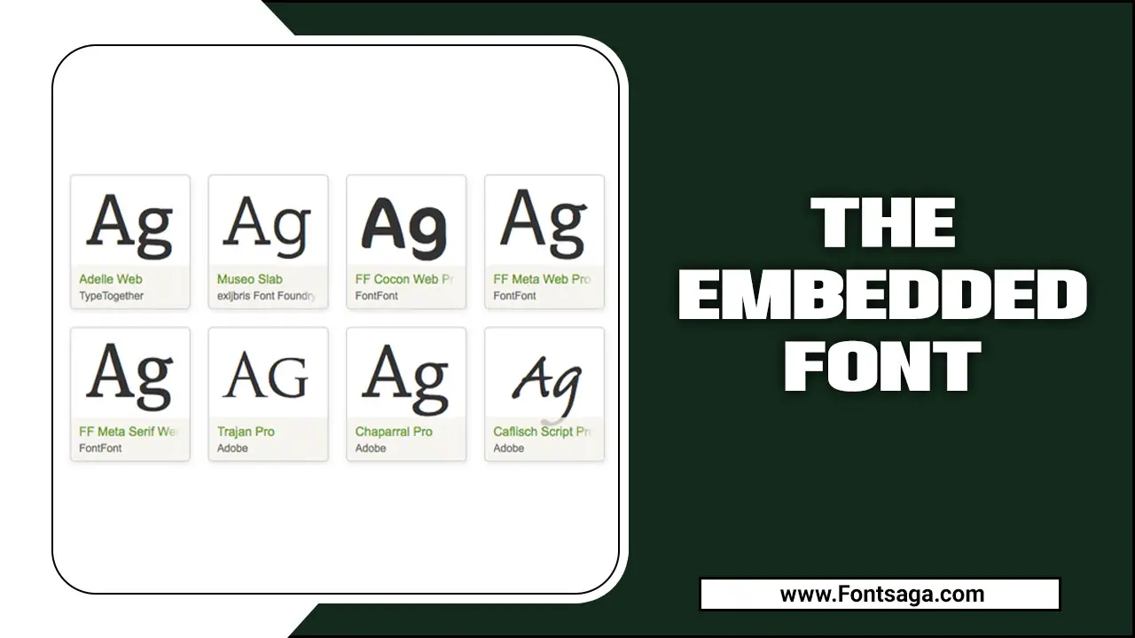 The Embedded Font
