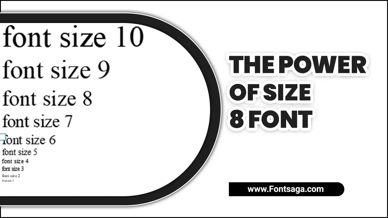 Power Of Size 8 Font - Responsive Design Font And Size