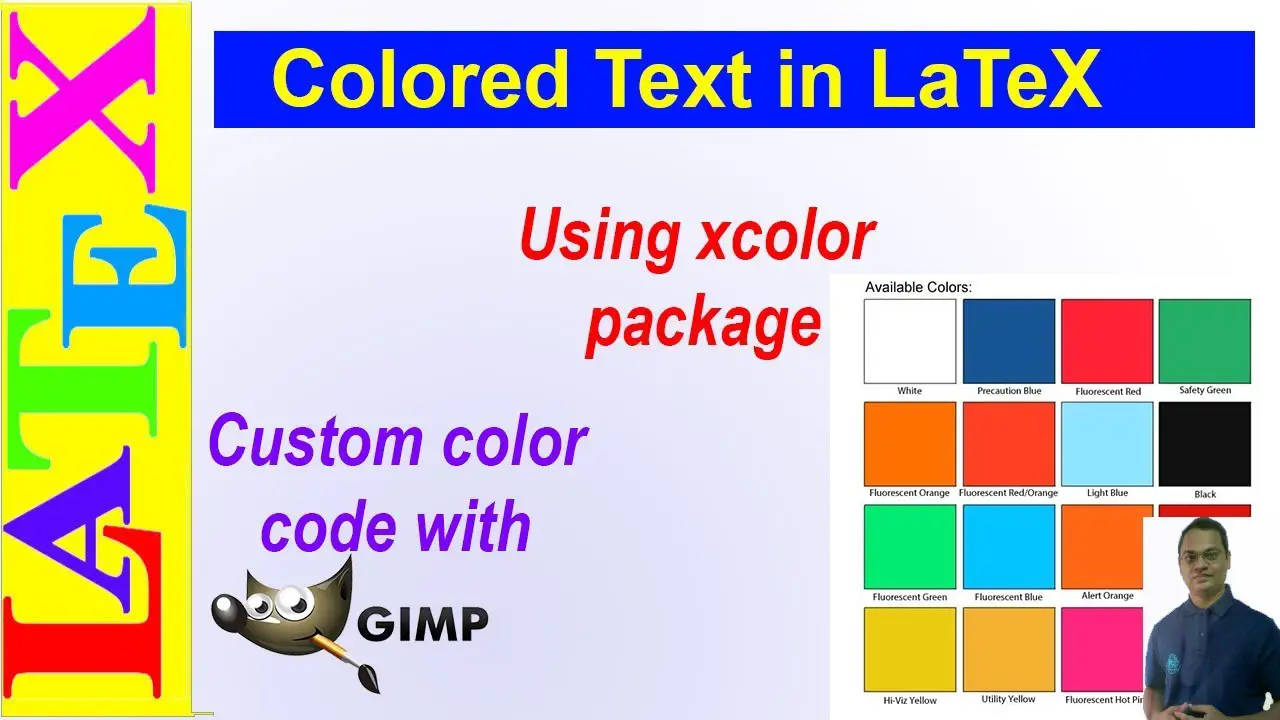 Things To Keep In Mind While Changing Font Color With Latex