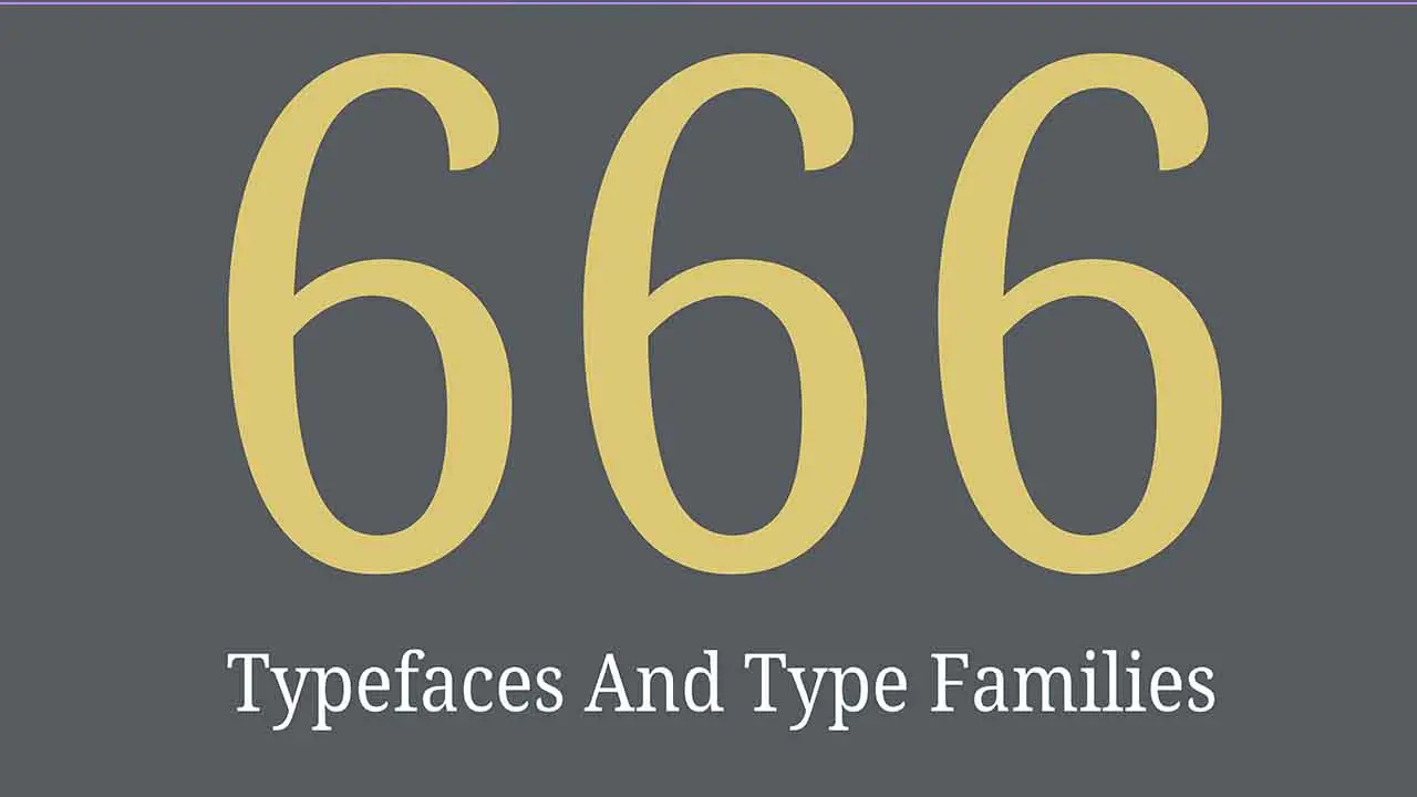 Typefaces And Type Families