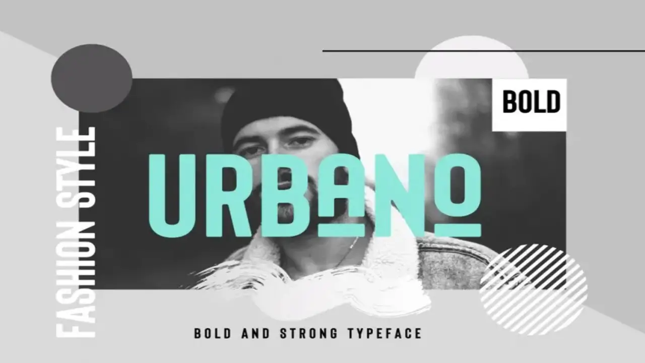 URBANO Bold Header Typeface