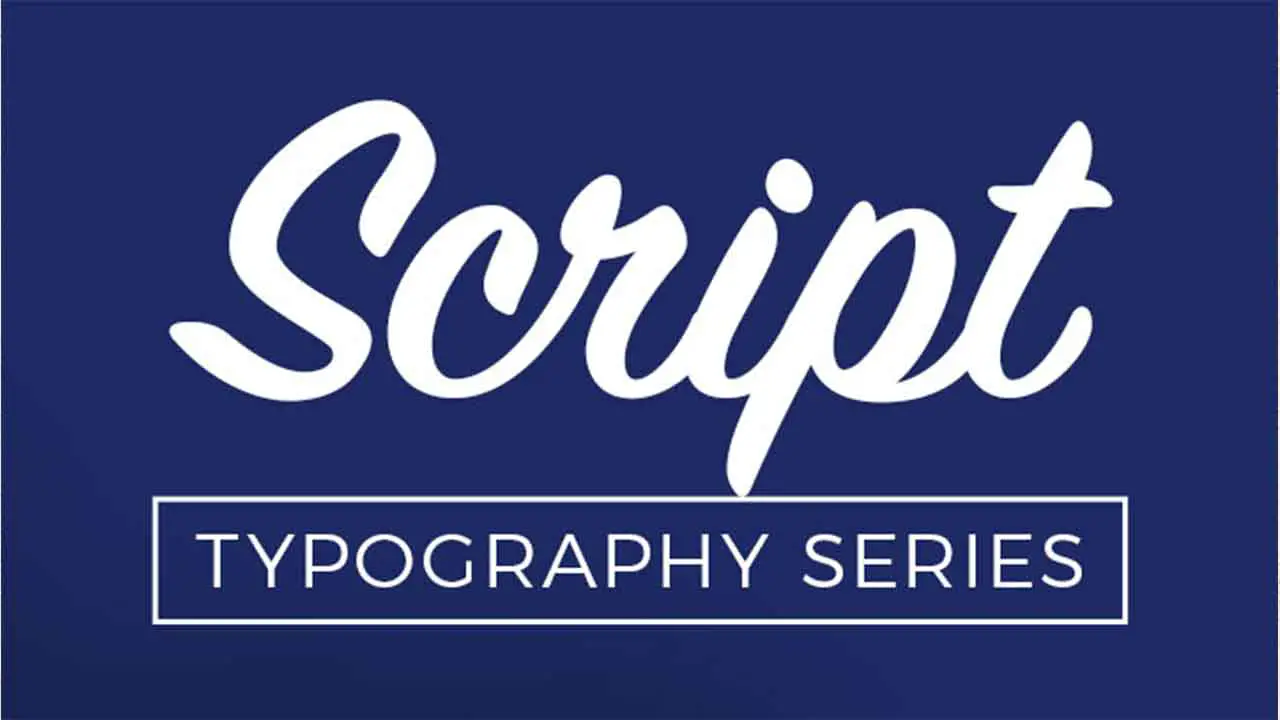 Use A Script Font