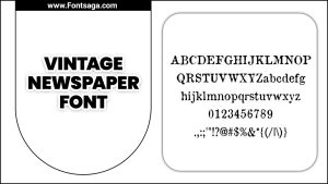 All About Of Vintage Newspaper Font – You Should Know