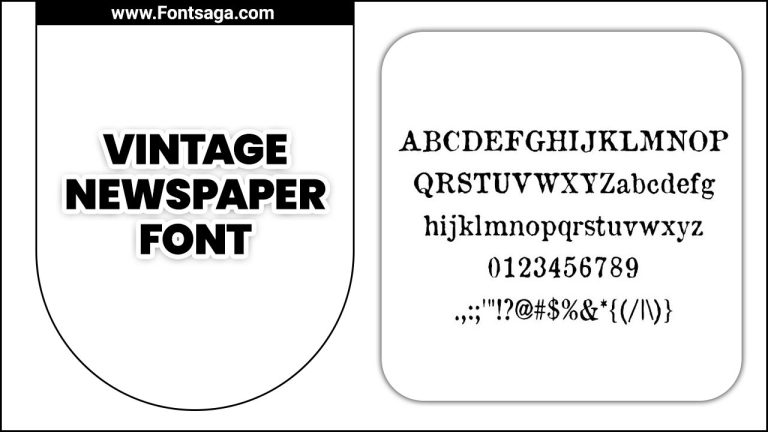 All About Of Vintage Newspaper Font – You Should Know