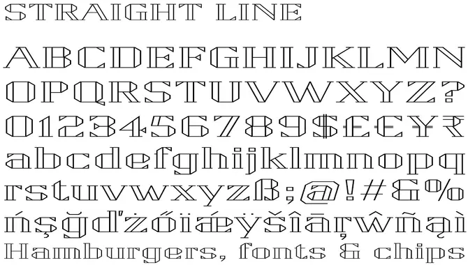 What Are Some Benefits Of Using A Straight Line Font