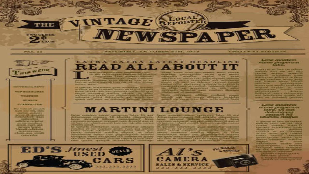 What Are Some Tips For Using Vintage Newspaper-Fonts
