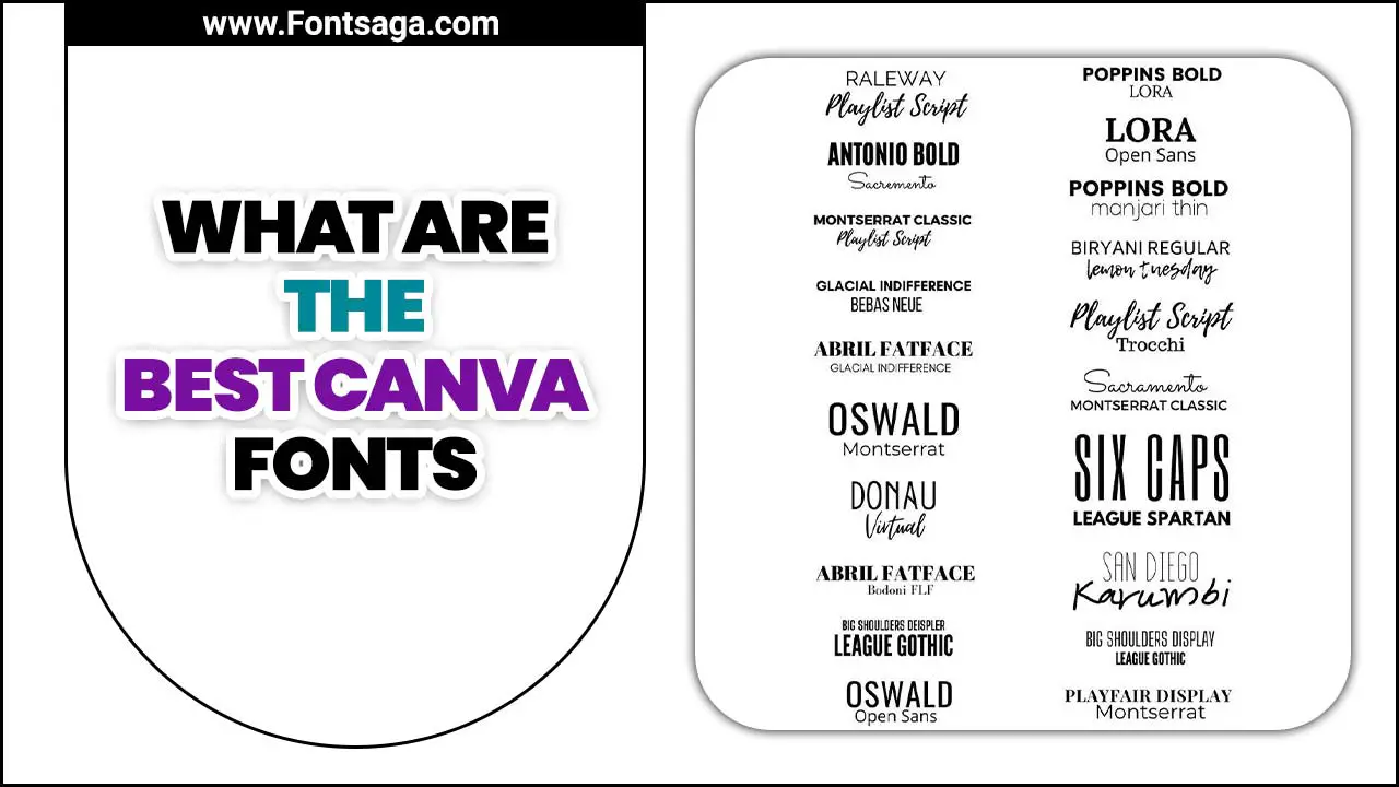 What Are The Best Canva Fonts In 2024 