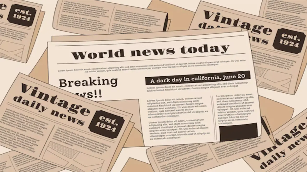 What Is A Vintage Newspaper-Font
