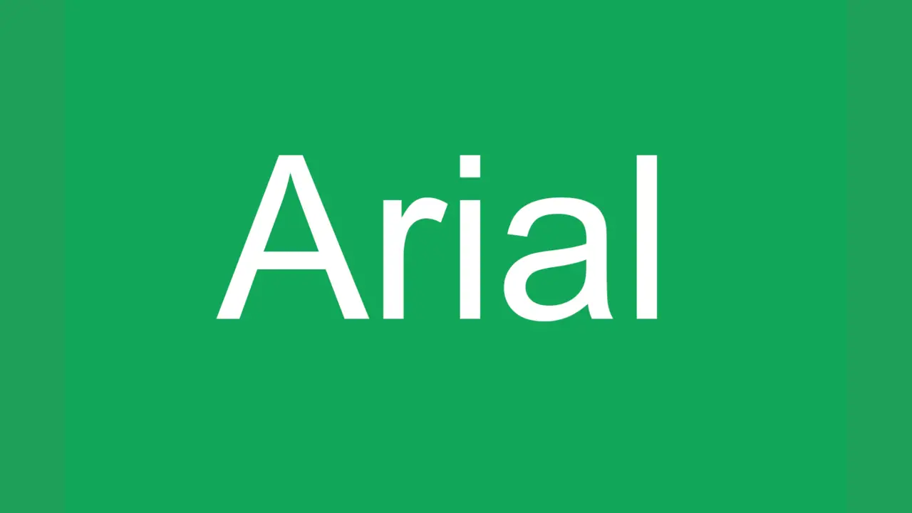 What Is An Arial Font