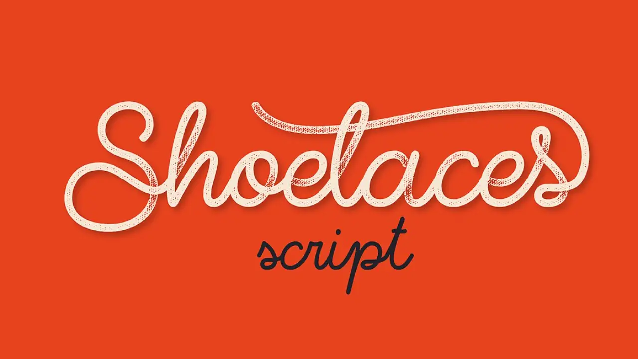 What Is Cursive Shoelace Font