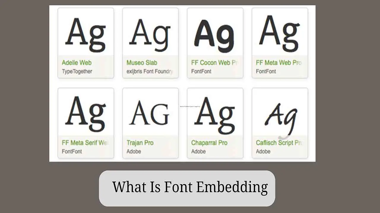 What Is Font Embedding