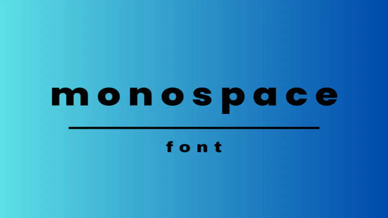 What Is Latex Monospace Font