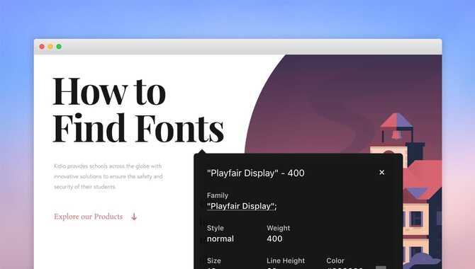 What Is The Benefit Of Identifying Fonts On A Website