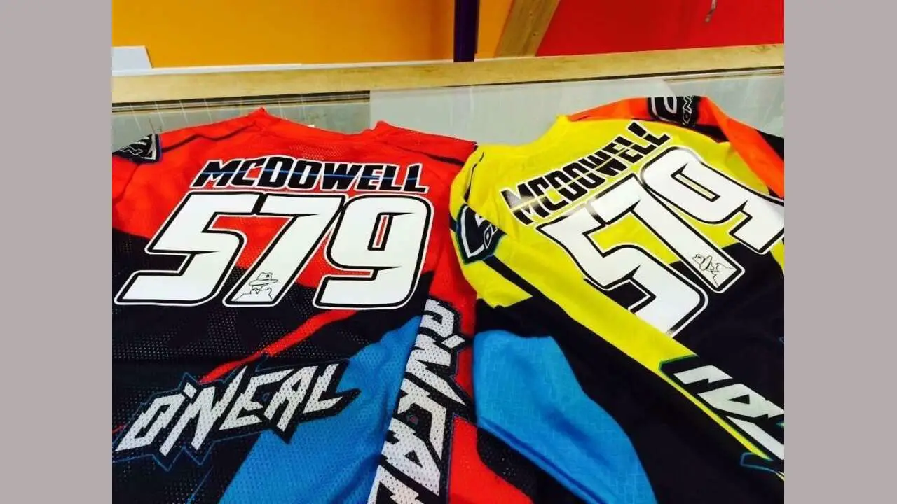 What Is The Motocross Jersey Font