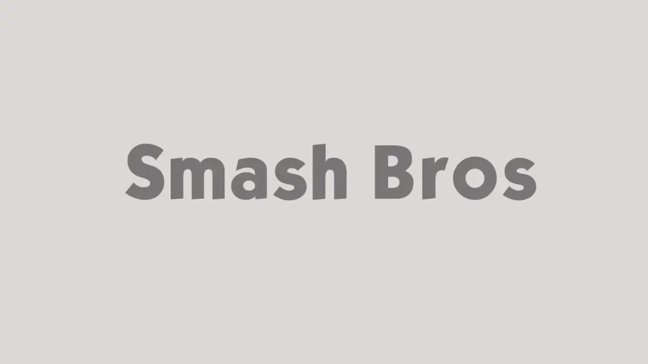 What Is The Name Of The Font Used In Super Smash Bros Ultimate
