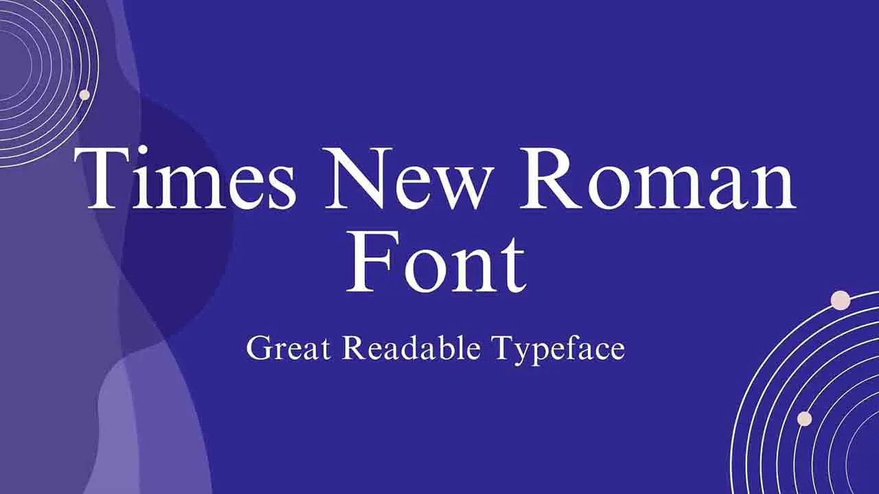 What Is The Name Of The Most Common 12 Times New Roman Font