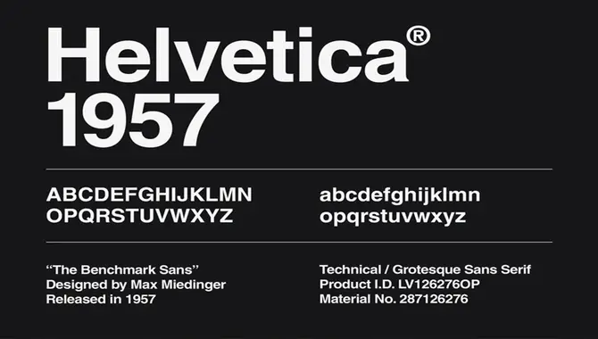 What Is The Origin Of The Helvetica Font
