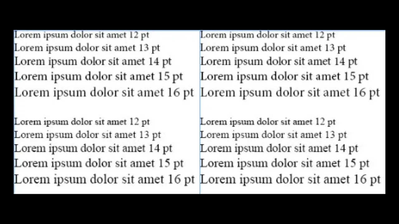 What Is The Smallest Font Size That Can Be Used In Times New Roman