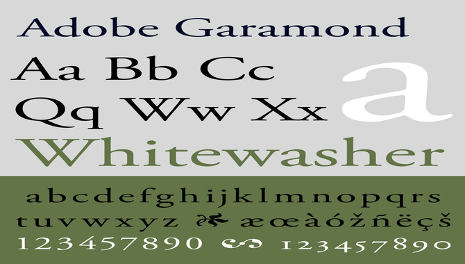 What Other Fonts Are Similar To The Adobe Garamond Font