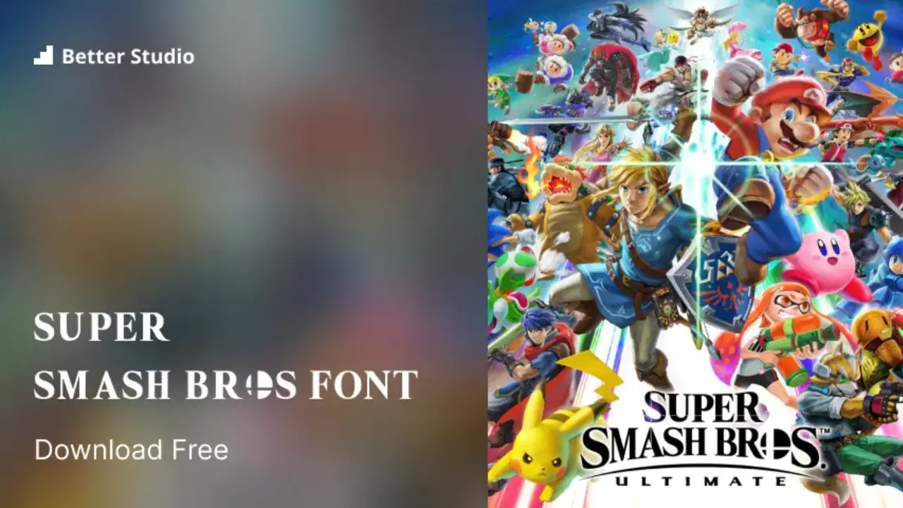 What Other Fonts Are Similar To The One Used In Smash Bros Ultimate